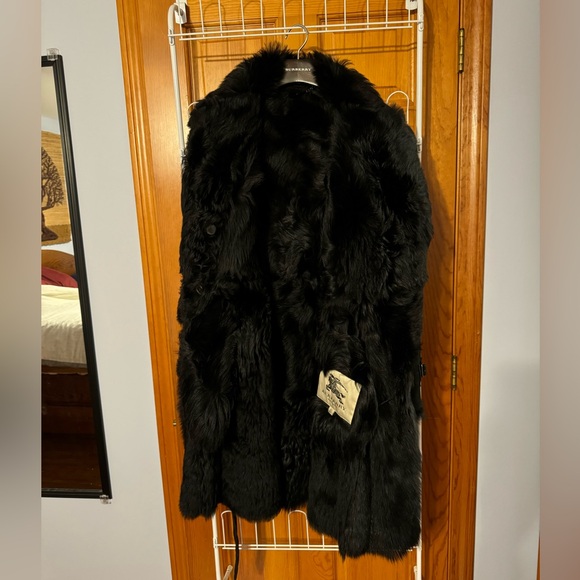 Burberry Hadston Shearling Trench Coat - Picture 7 of 13